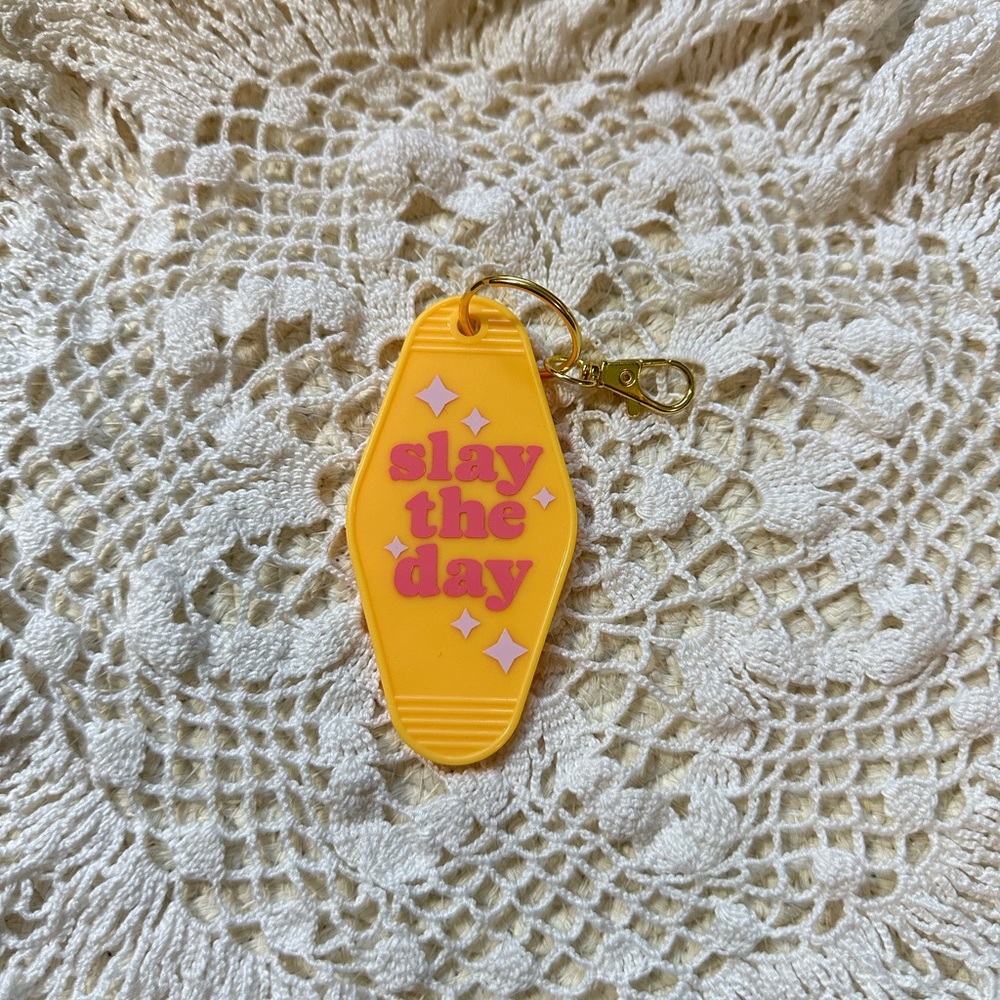 Motel keychain